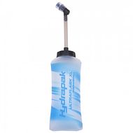 Ultraflask with strawcap 600ml clair/blue